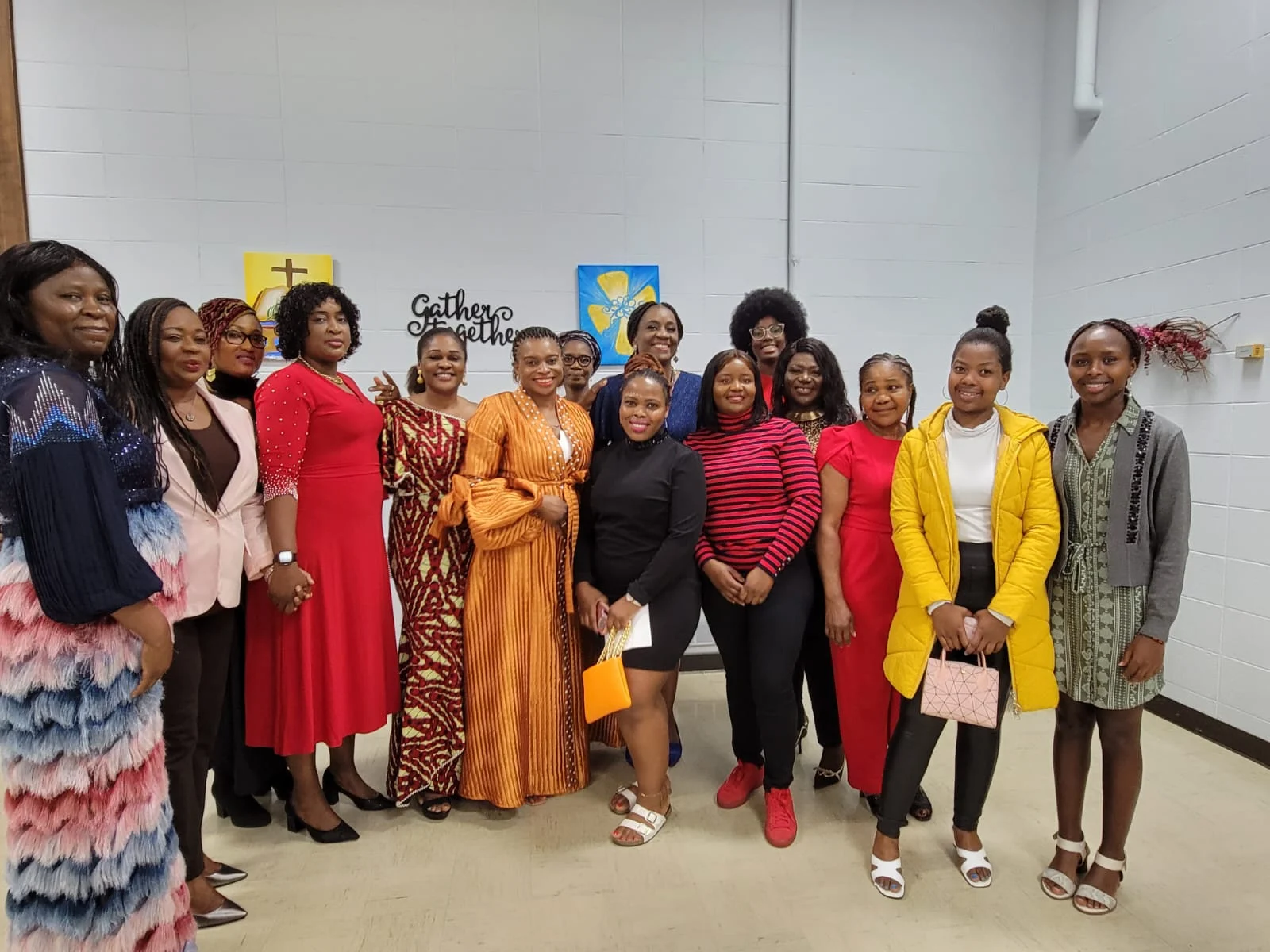 Members of the GOC church family gathered together